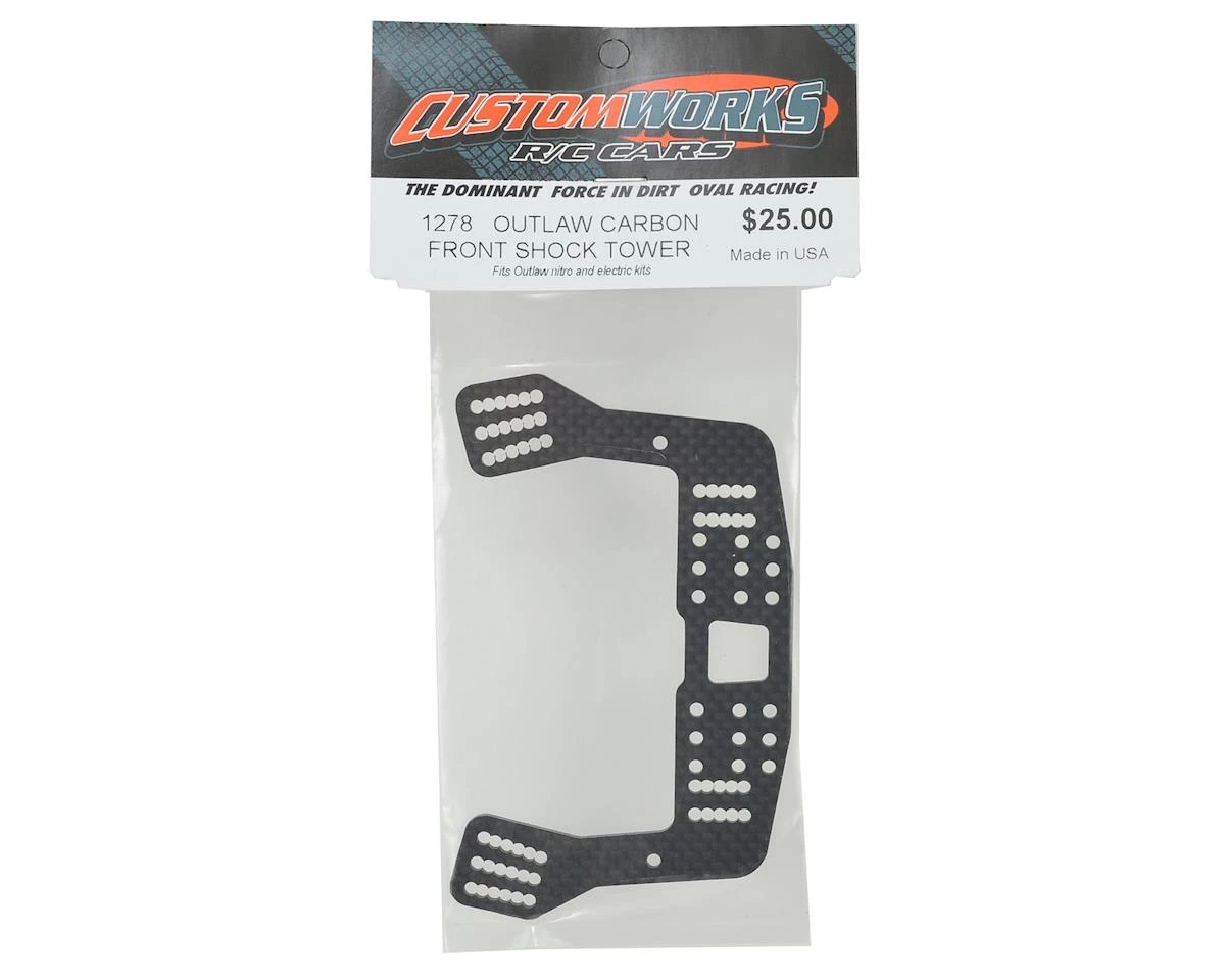 Custom Works Outlaw Adjustable Carbon Front Shock Tower 4 Custom Works Outlaw Adjustable Carbon Front Shock Tower - Image 2