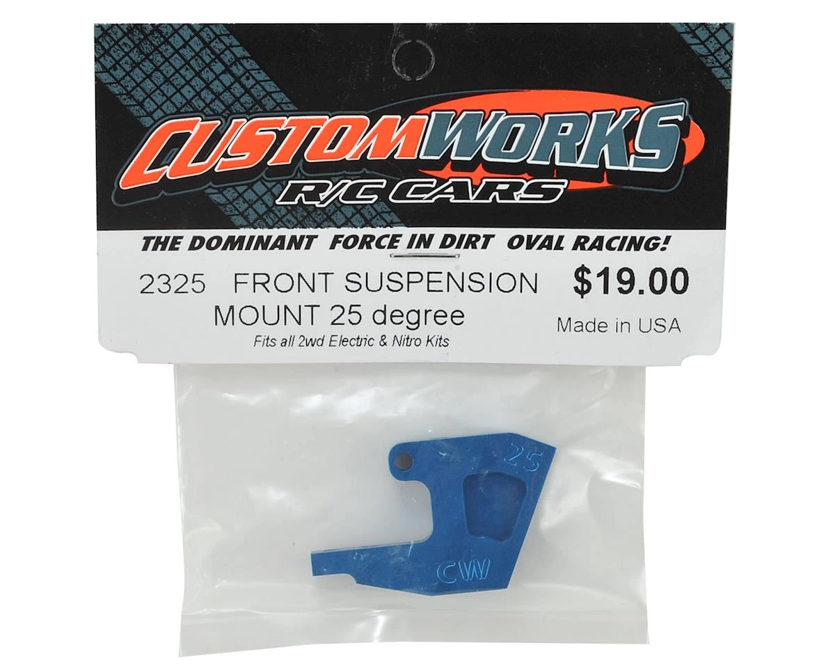 Custom Works 25 Degree Aluminum Front Suspension Mount 4 Custom Works 25 Degree Aluminum Front Suspension Mount - Image 2