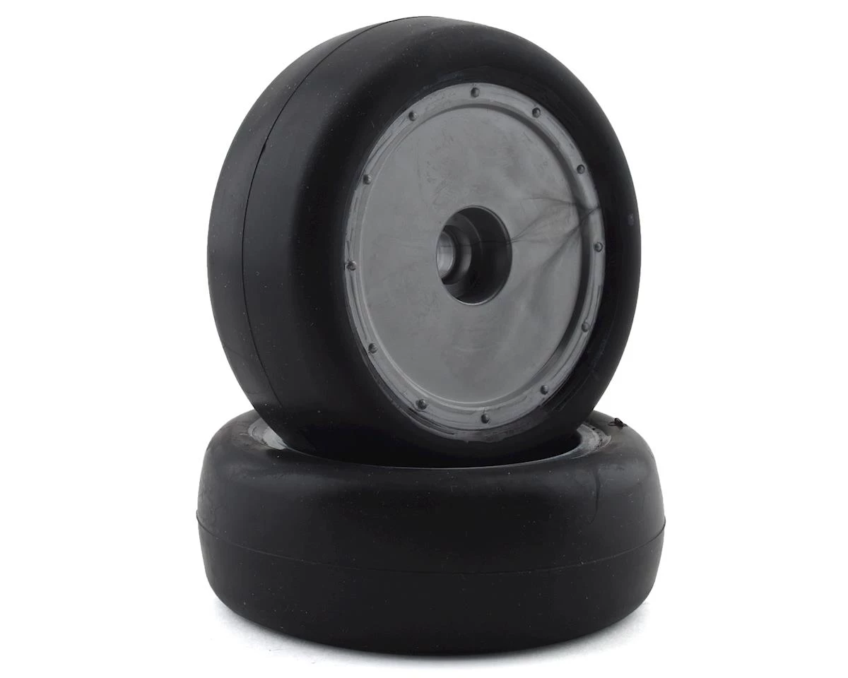 Custom Works Slick Pre-Mounted Dirt Oval Front Tire w/Orange Insert (Standard) 3 Custom Works Slick Pre-Mounted Dirt Oval Front Tire w/Orange Insert (Standard)