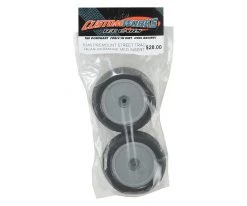 Custom Works Street Trac Pre-Mounted Dirt Oval Rear Tires (2) (Standard) -Cheap DuBro Store csw6346 2