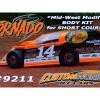 Custom Works Tornado Midwest Modified Short Course Mod Body Kit (Clear) -Cheap DuBro Store csw9211