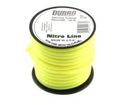 DuBro "Nitro Line" Silicone Fuel Tubing (Yellow) (50')