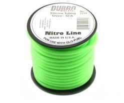 DuBro "Nitro Line" Silicone Fuel Tubing (Green) (50')