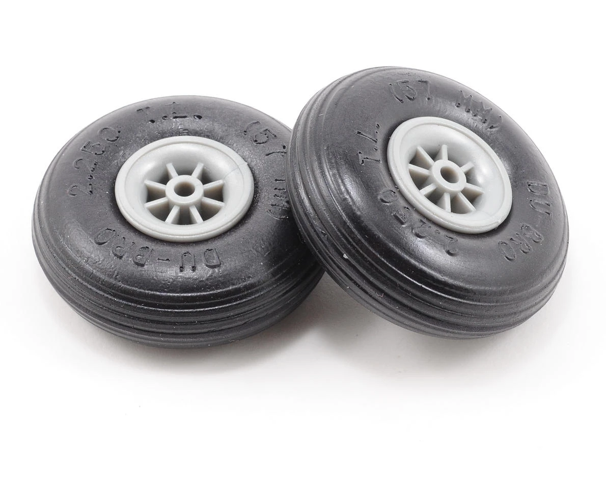 DuBro 2-1/4" Treaded Lite Wheels (2) 3 DuBro 2-1/4" Treaded Lite Wheels (2)