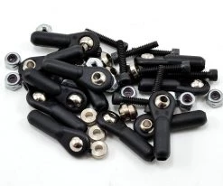 DuBro 6-32 Heavy Duty Ball Link Set (Black) (12)