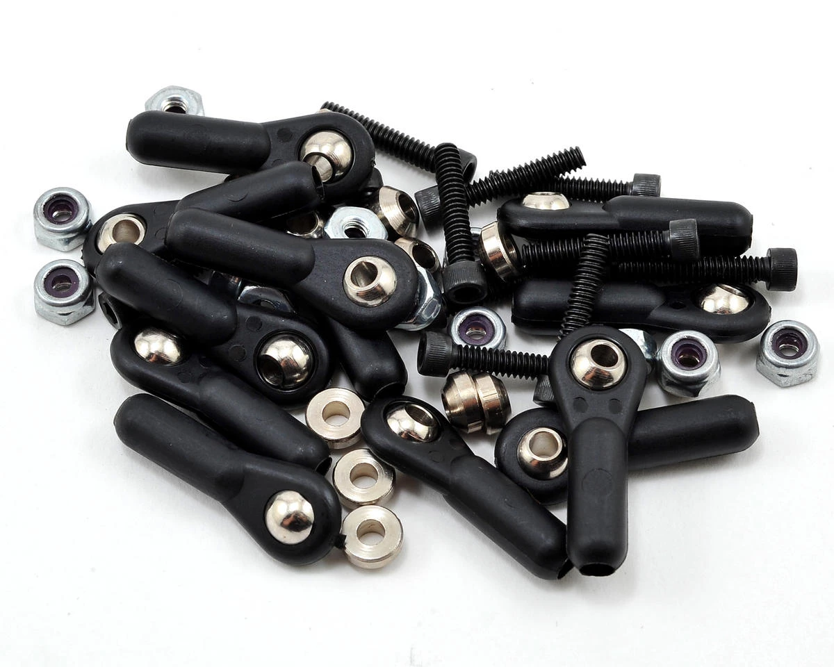 DuBro 6-32 Heavy Duty Ball Link Set (Black) (12) 3 DuBro 6-32 Heavy Duty Ball Link Set (Black) (12)