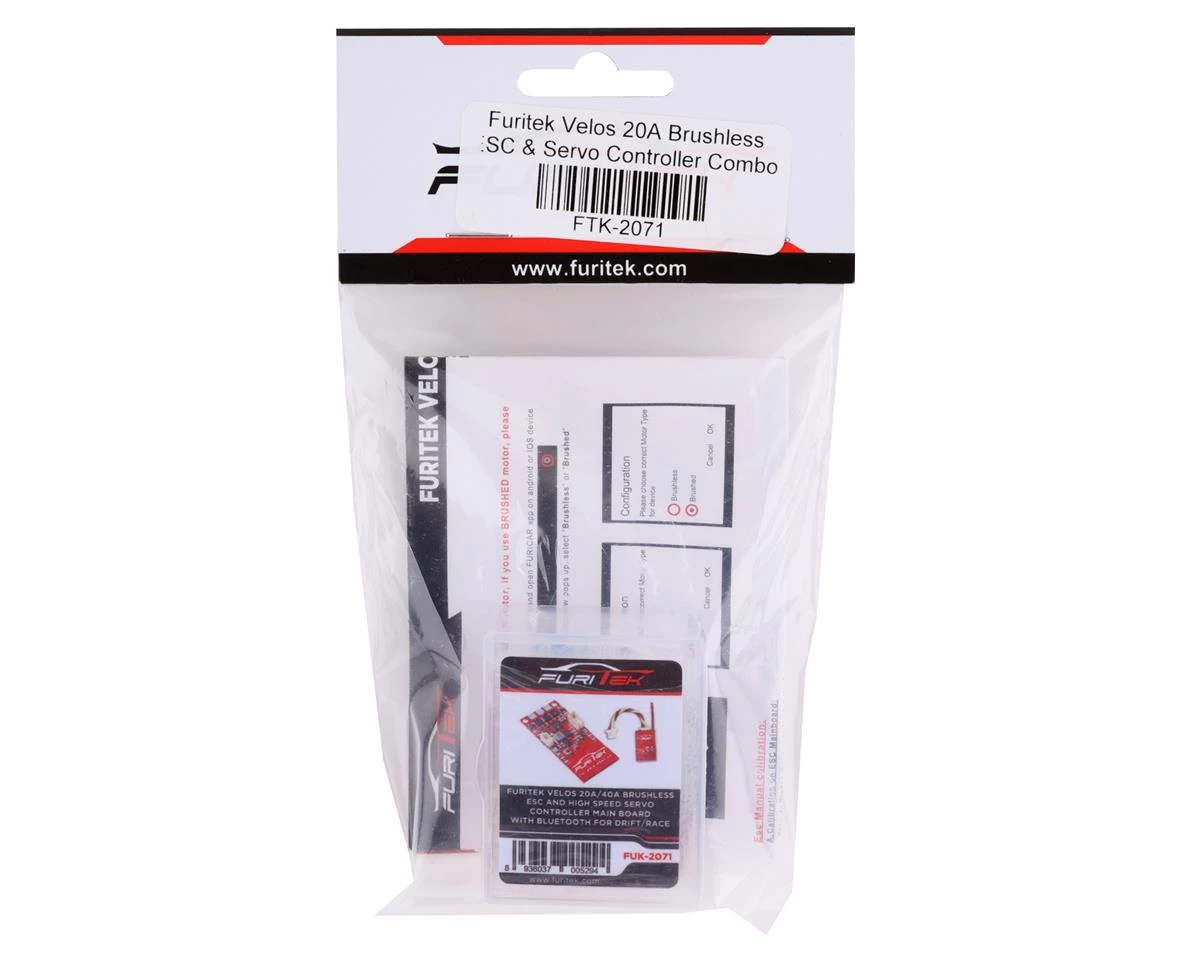 Furitek Velos 20A Brushless ESC Combo 4 Furitek Velos 20A Brushless ESC Combo - Image 2