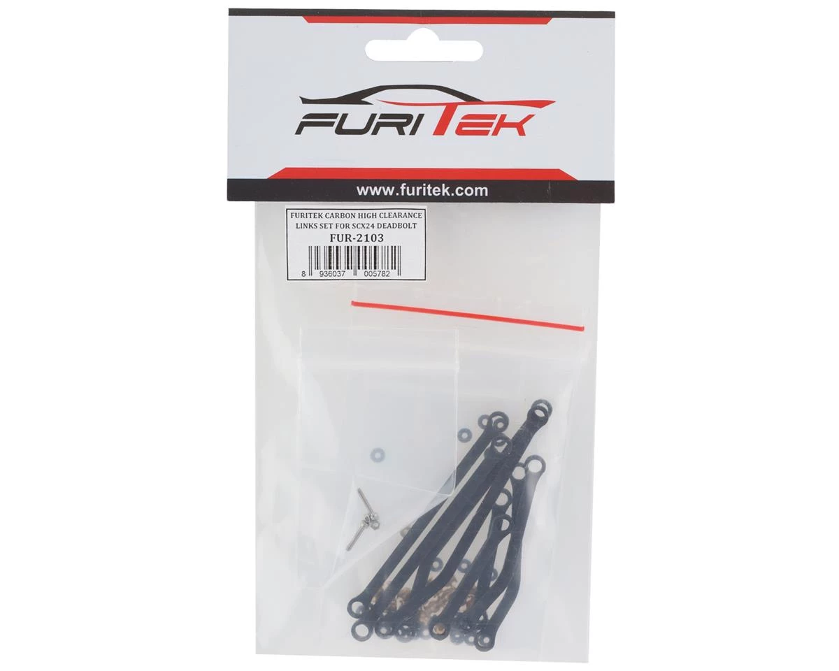 Furitek SCX24 Deadbolt High Clearance Carbon Fiber Links 4 Furitek SCX24 Deadbolt High Clearance Carbon Fiber Links - Image 2