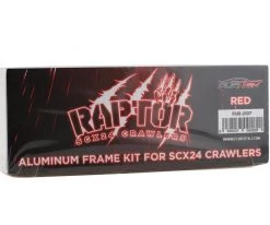 Furitek Raptor SCX24 Aluminum Frame Kit (Red) 9 Furitek Raptor SCX24 Aluminum Frame Kit (Red) -Cheap DuBro Store ftk fur 2107 3