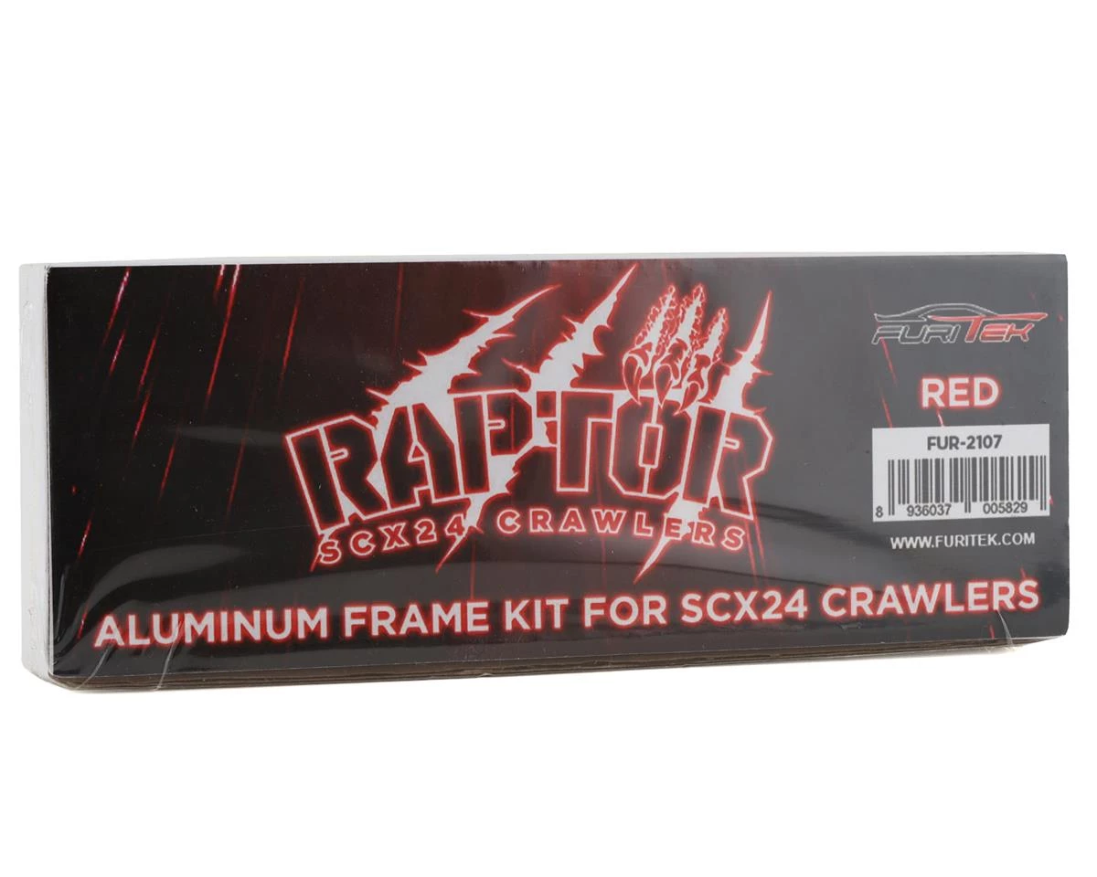 Furitek Raptor SCX24 Aluminum Frame Kit (Red) 6 Furitek Raptor SCX24 Aluminum Frame Kit (Red) - Image 4