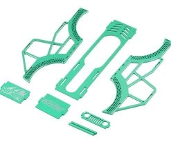 Furitek Raptor SCX24 Aluminum Frame Kit (Green) 7 Furitek Raptor SCX24 Aluminum Frame Kit (Green) -Cheap DuBro Store ftk fur 2108 1