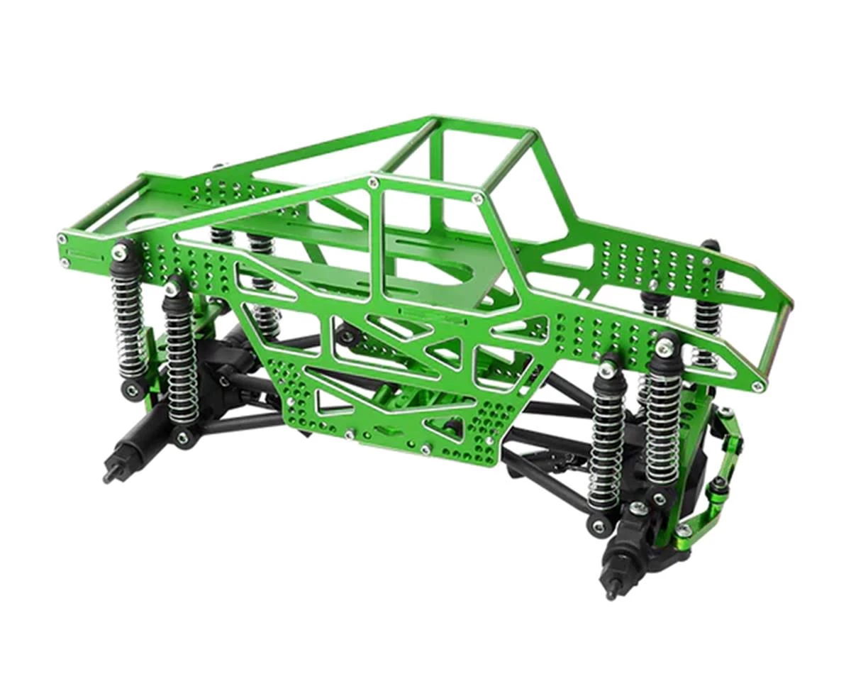 Furitek 1/24 Rampart CNC Machined Monster Truck Full Chassis Kit (Green) 3 Furitek 1/24 Rampart CNC Machined Monster Truck Full Chassis Kit (Green)