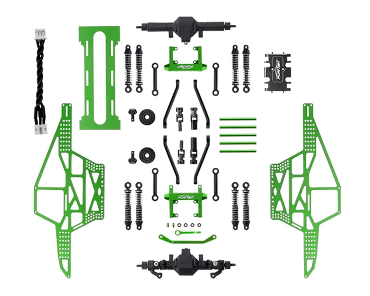Furitek 1/24 Rampart CNC Machined Monster Truck Full Chassis Kit (Green) 4 Furitek 1/24 Rampart CNC Machined Monster Truck Full Chassis Kit (Green) - Image 2