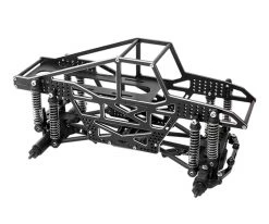 Furitek 1/24 Rampart CNC Machined Monster Truck Full Chassis Kit (Black)
