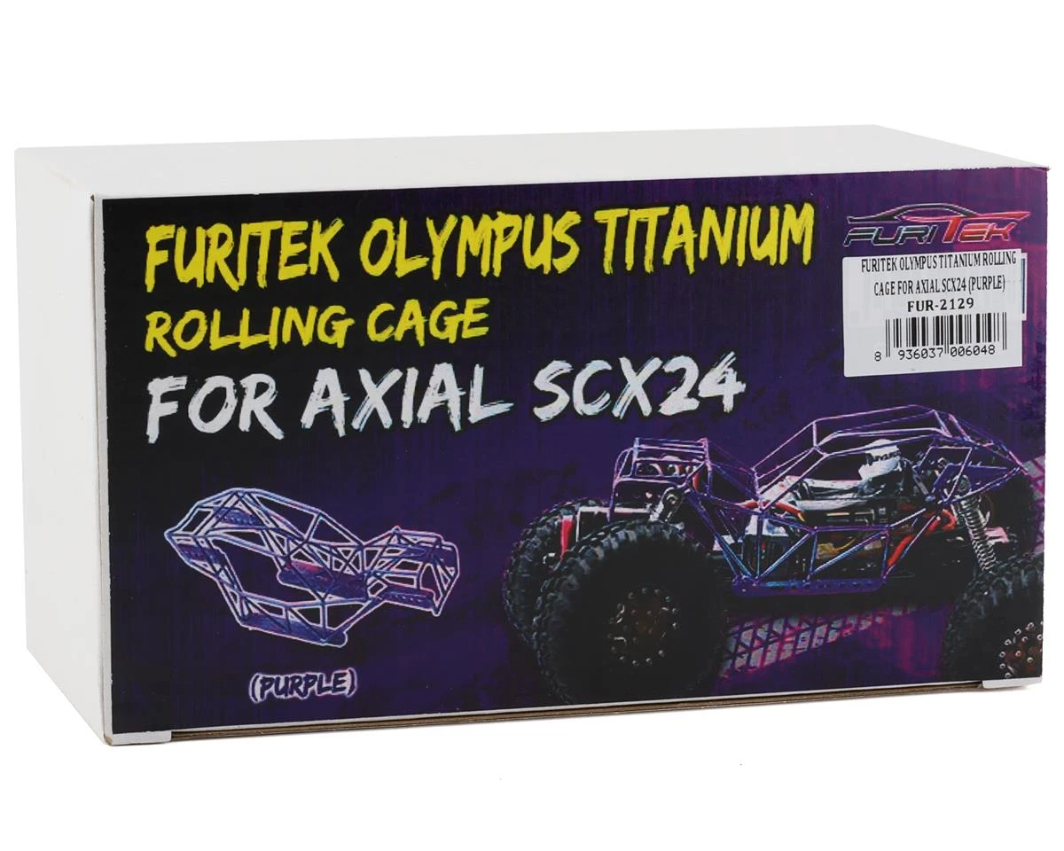 Furitek SCX24 Olympus Titanium Roll Cage (Purple) 5 Furitek SCX24 Olympus Titanium Roll Cage (Purple) - Image 3