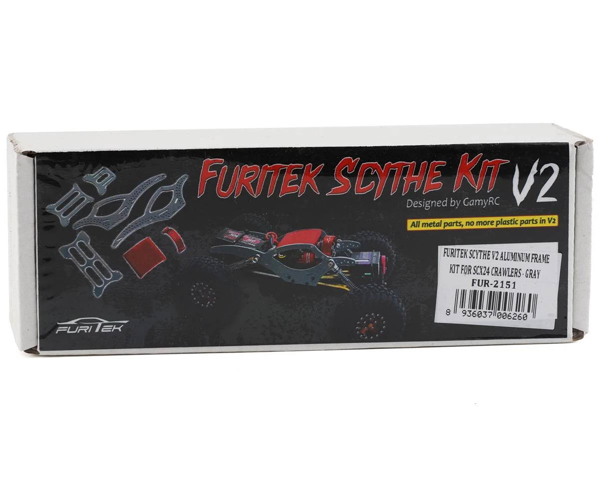 Furitek Scythe SCX24 V2 Aluminum Frame Kit (Grey) 4 Furitek Scythe SCX24 V2 Aluminum Frame Kit (Grey) - Image 2