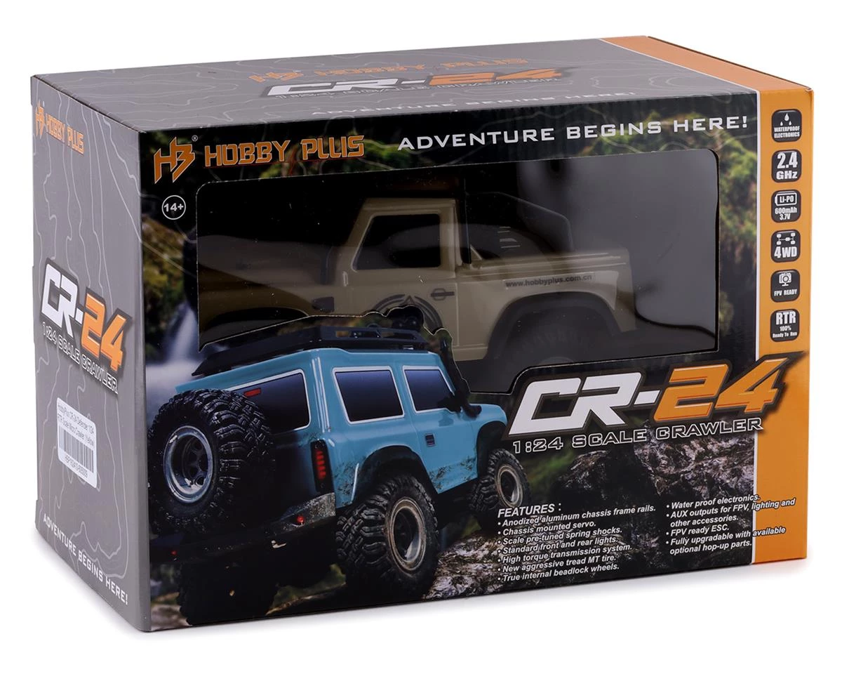 HobbyPlus CR-24 Defender 1/24 RTR Scale Mini Crawler (Tan) 7 HobbyPlus CR-24 Defender 1/24 RTR Scale Mini Crawler (Tan) - Image 5